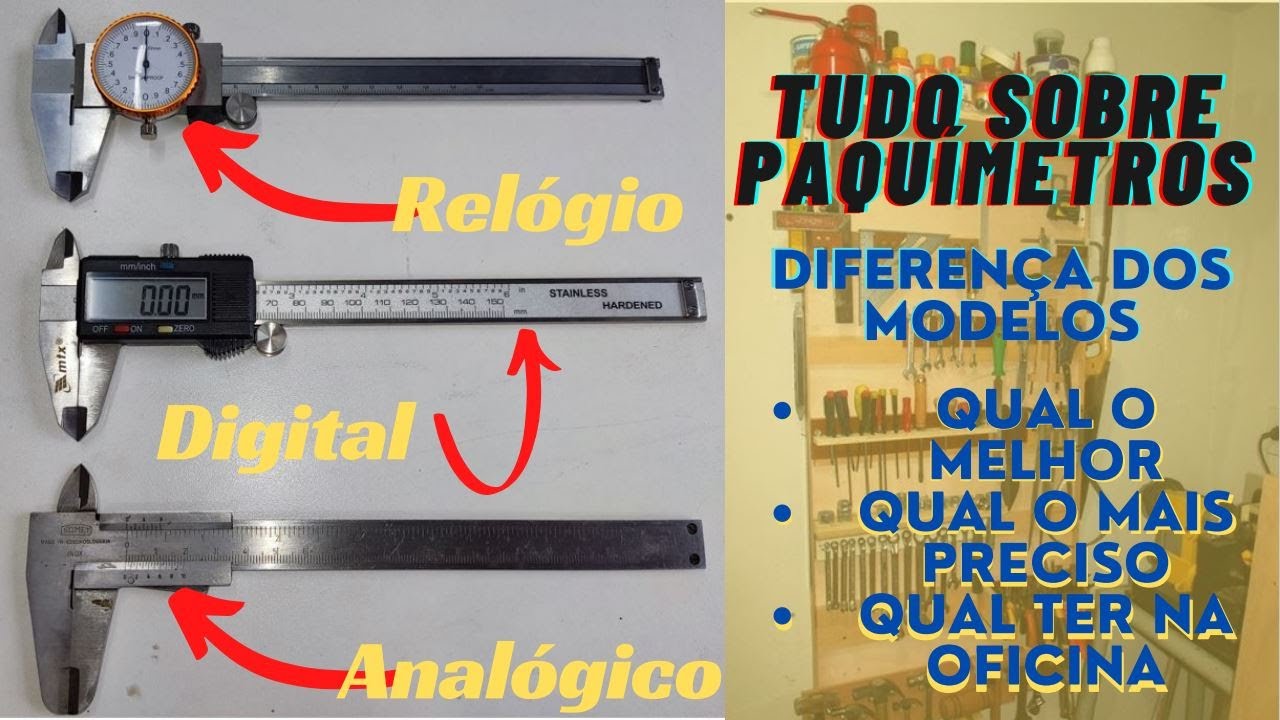 Tudo sobre Paquímetros - Paquímetro de Relógio - EP 92