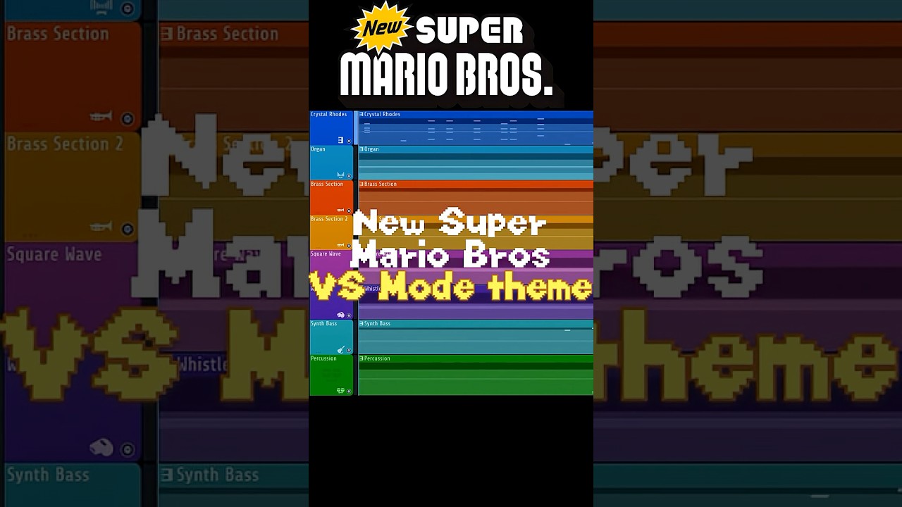 New Super Mario Bros VS Mode Theme FL Studio Deconstruction. 
