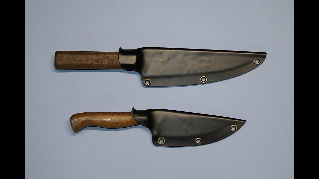 Beginner Knife Making, making a PVC sheath.