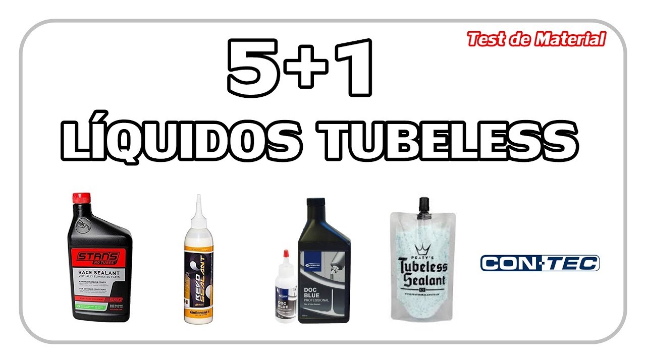 5 LÍQUIDOS TUBELESS para BICICLETA► TEST de MATERIAL a fondo