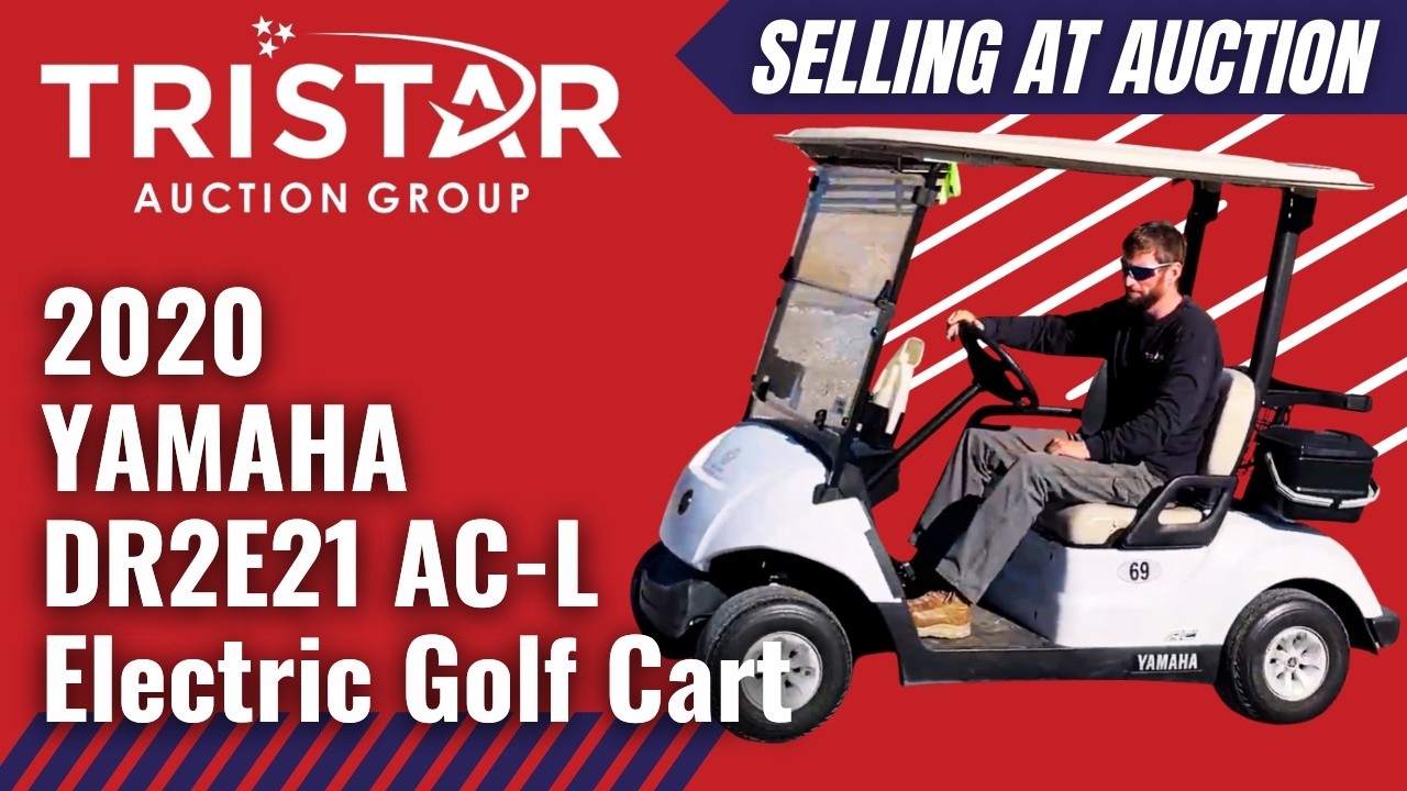 2020 YAMAHA DR2E21 AC-L Electric Golf Cart (8481) - Selling at auction