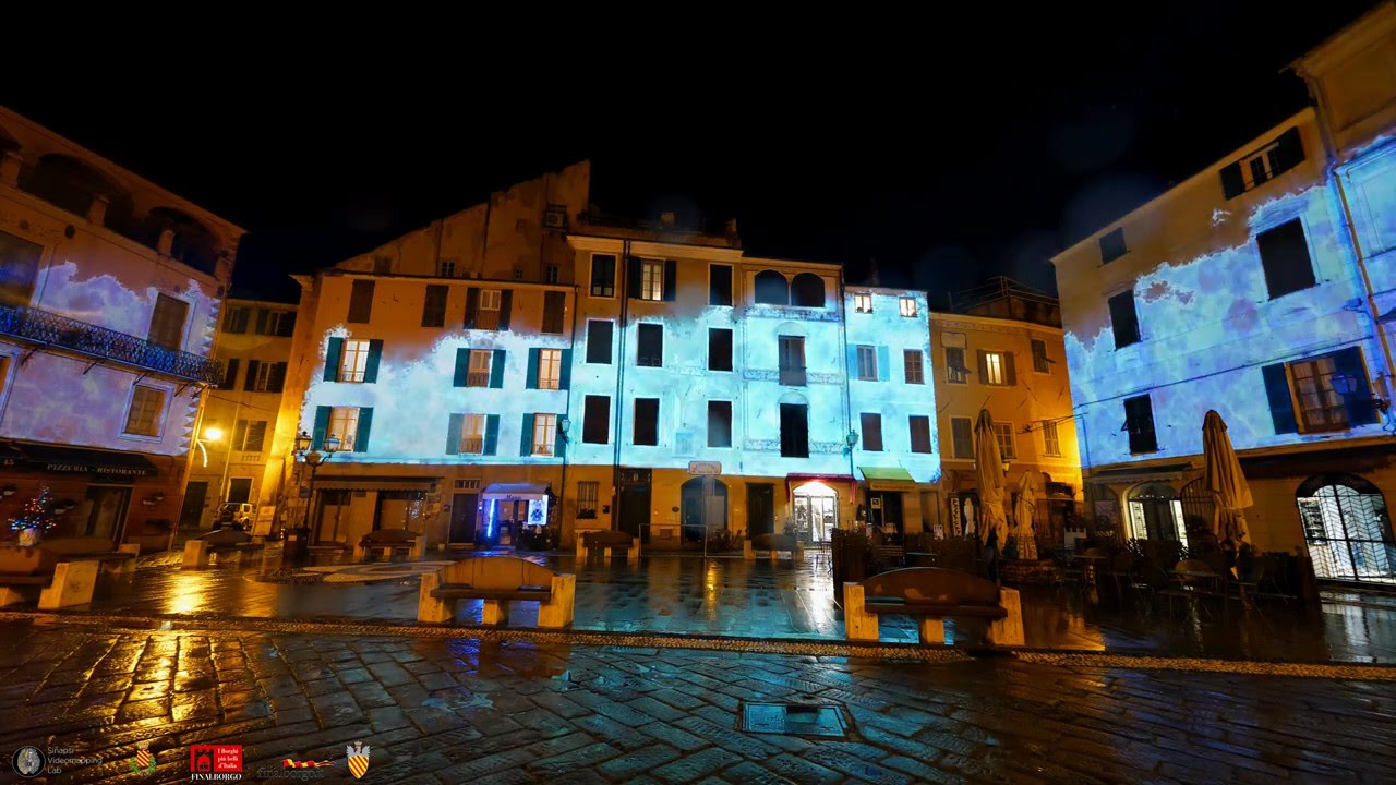 Video Mapping   FINALE LIGURE | FINALBORGO (SV) Italy  | Chrismast 2020 |