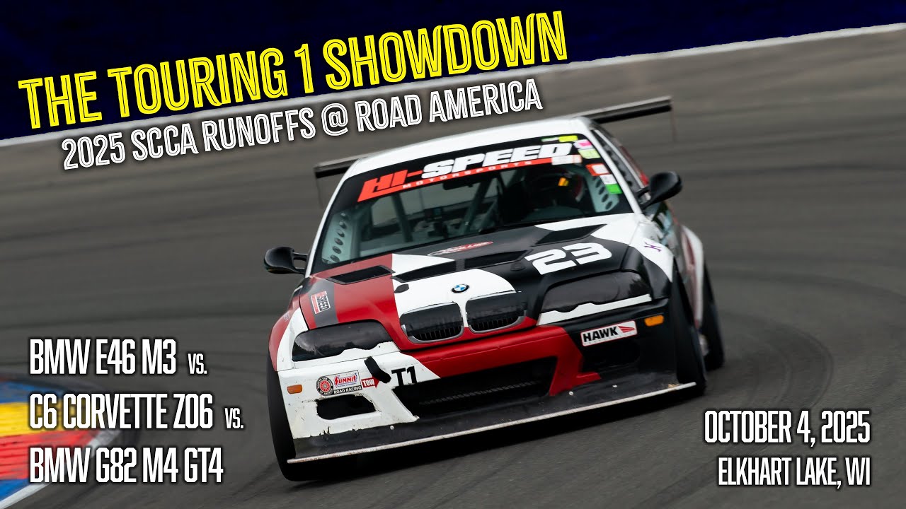 The Touring 1 Showdown - 2025 SCCA Runoffs #hispeed