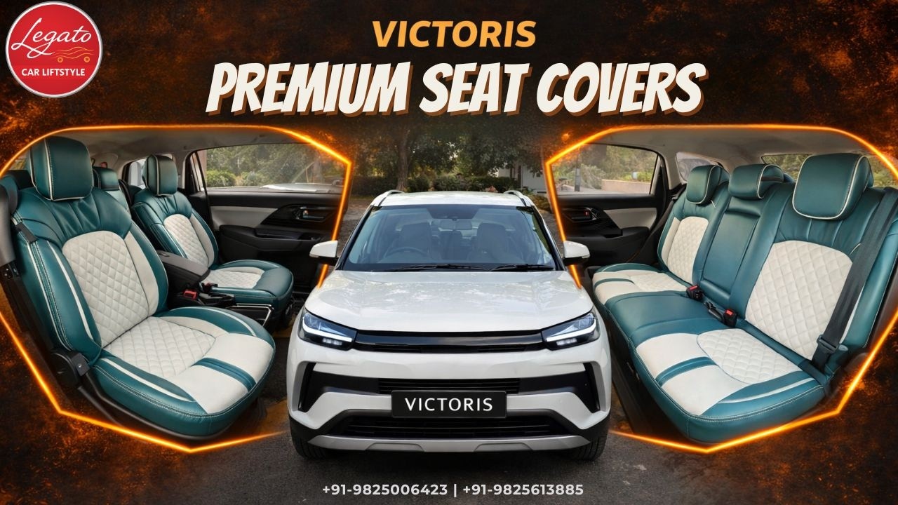 Maruti Suzuki Victoris Interior Transformed with Legato Premium Seat Covers #victoris