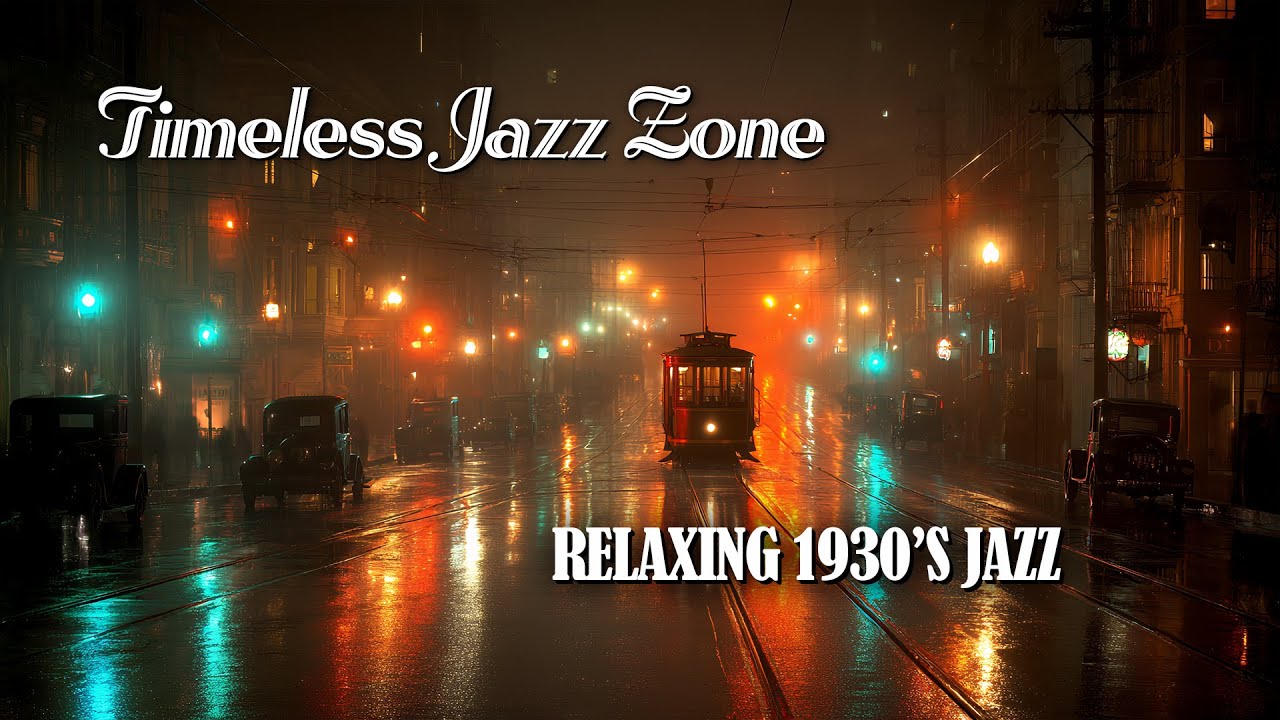 Relaxing Jazz 1930s Nostalgic Futuristic Visuals 9 Hour Chill Jazz Vibes09