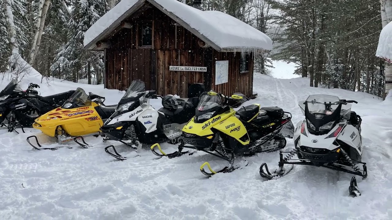Snowmobiling in the Haliburton Forest and Wildlife Reserve