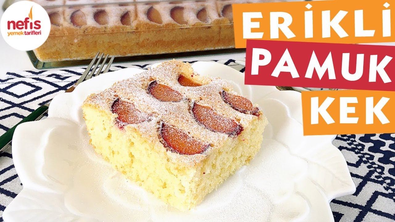 M&uuml;rd&uuml;m Erikli Pamuk Kek  - Kek Tarifleri - Nefis Yemek Tarifleri