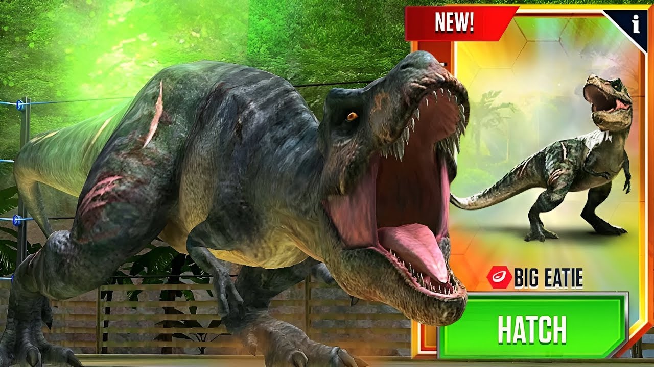 NEW LEGENDARY BIG EATIE MAX LEVEL 40 | JURASSIC WORLD THE GAME