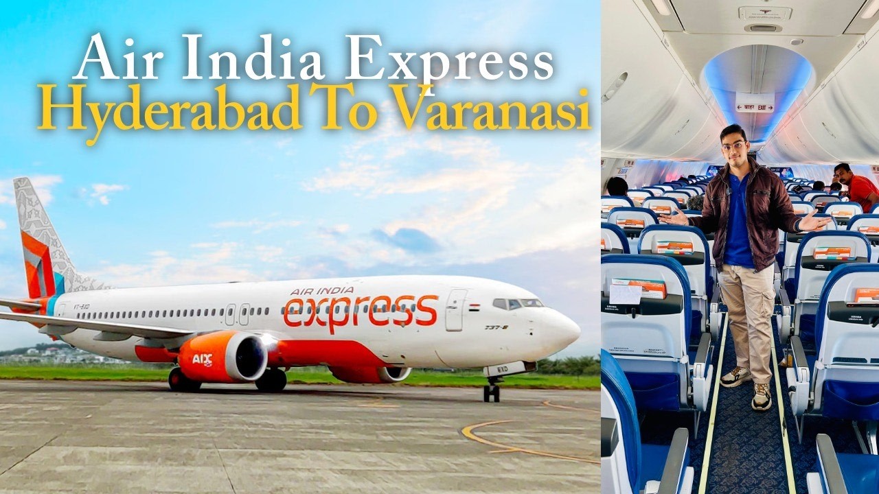 IX-2835 Hyderabad to Varanasi Flight Journey - @AirIndiaX Thank you for wonderful experience 👌😍