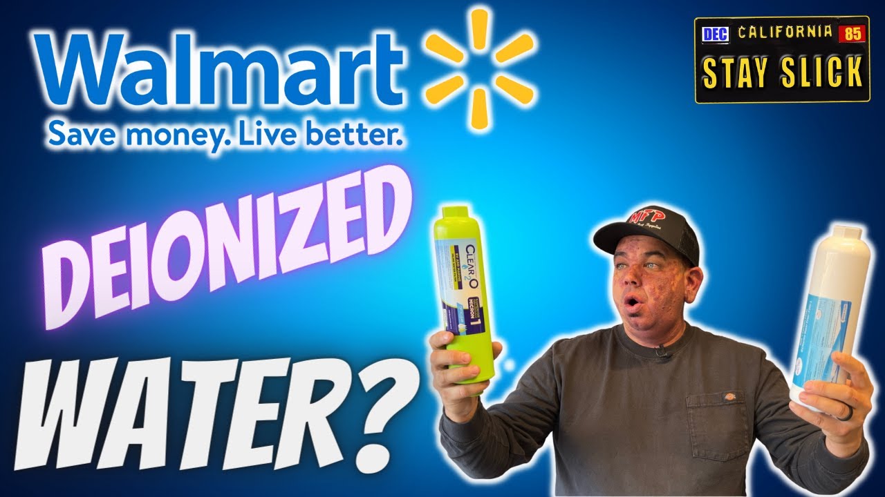 Walmart sells deionized water now? Tips and Tricks | Stay Slick