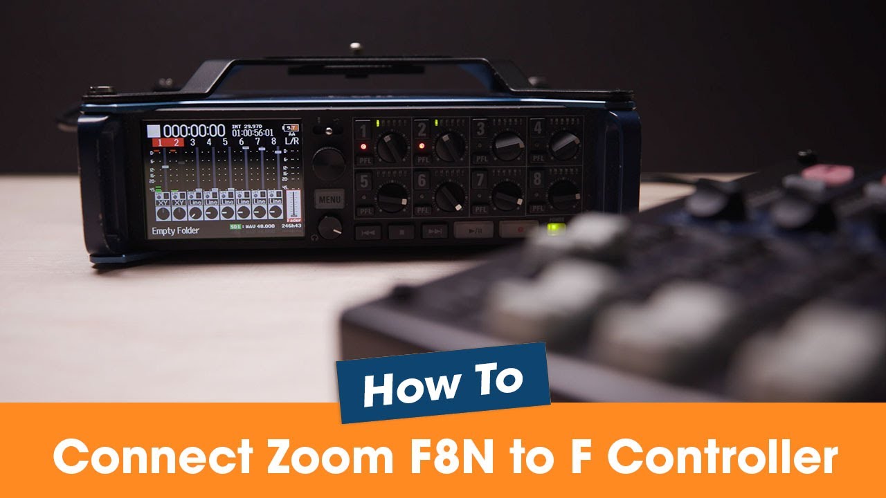 How to Pair Zoom F8n to the Zoom F Control Surface