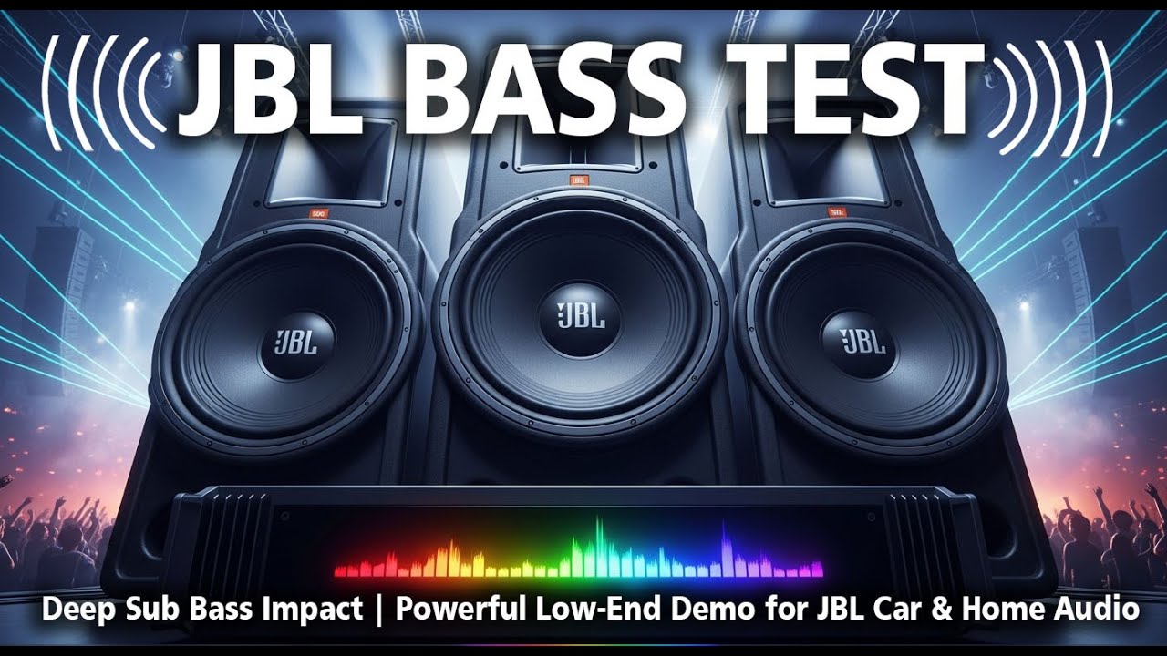 JBL BASS TEST ⚡ Deep Sub Bass Impact | Powerful Low-End Demo for JBL Car & Home Audio