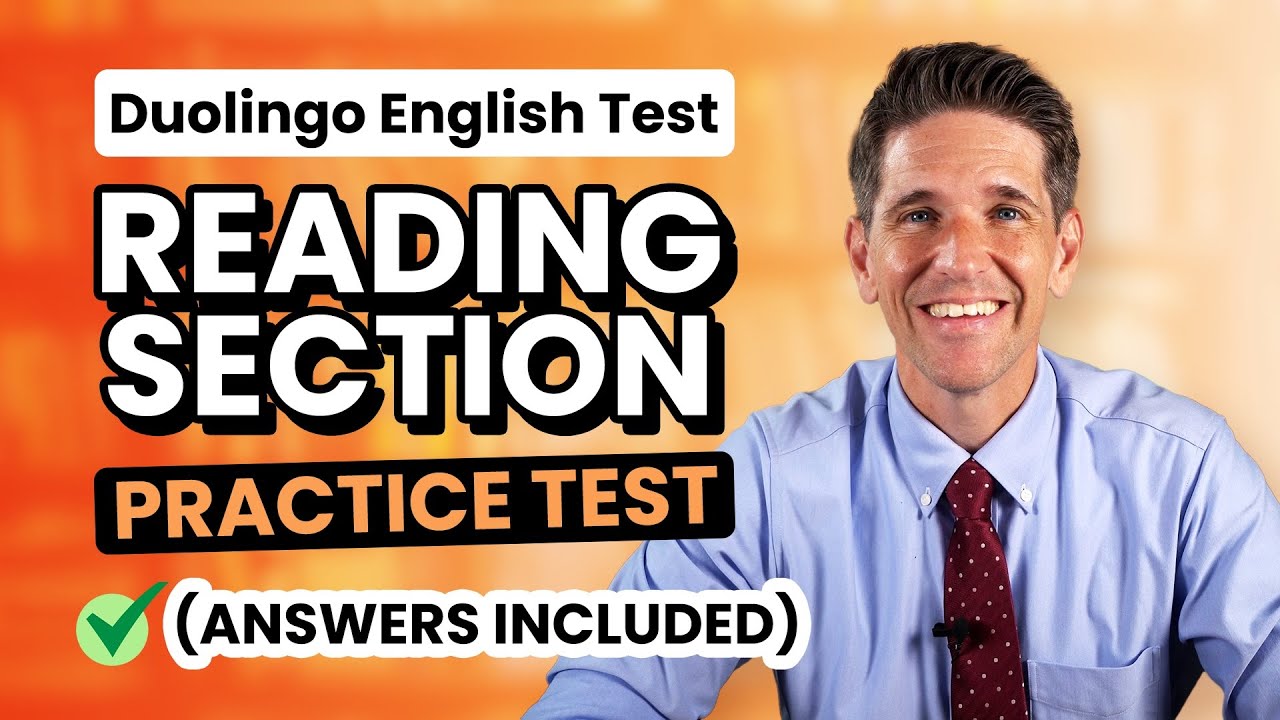 Duolingo English Test - Reading Section Practice Test (Answers Included)