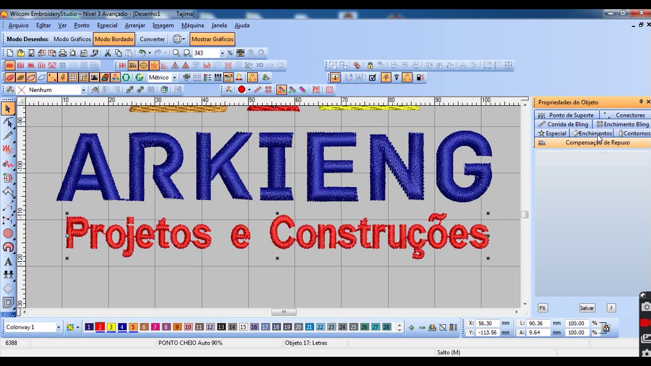 wilcom 2.0 letras pequenas