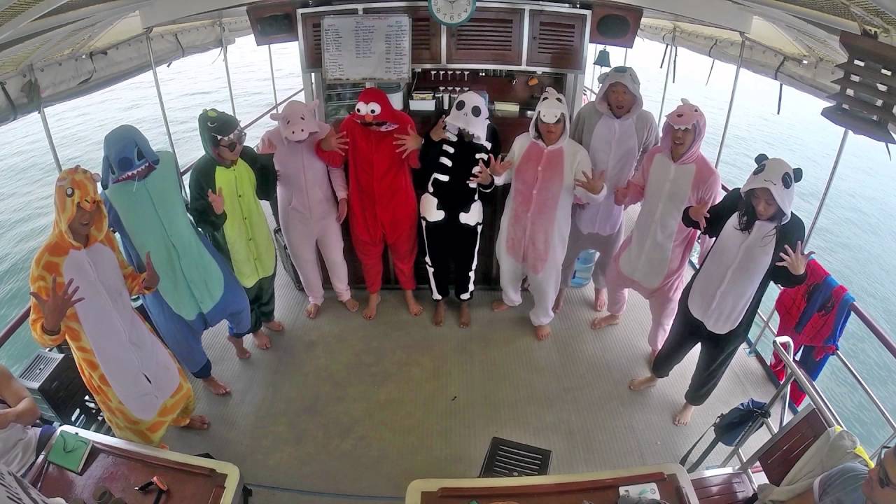 Onesie Party on Board MV Nautica