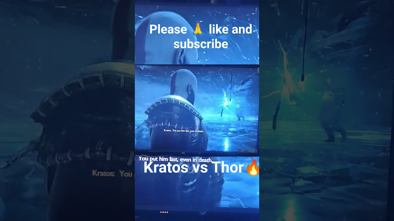 kratos vs Thor🔥 