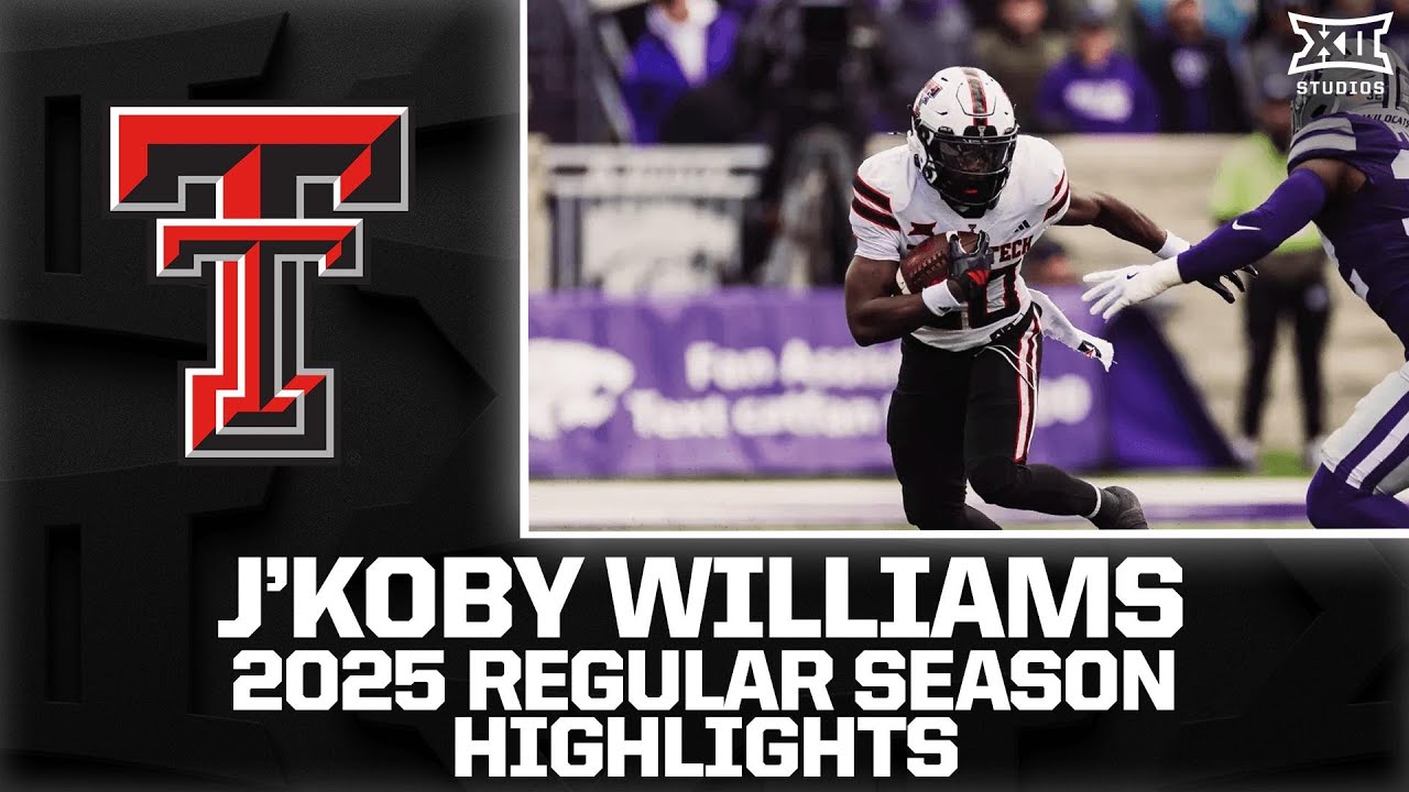J'Koby Williams Regular Season Highlights | 2025 Big 12 Football