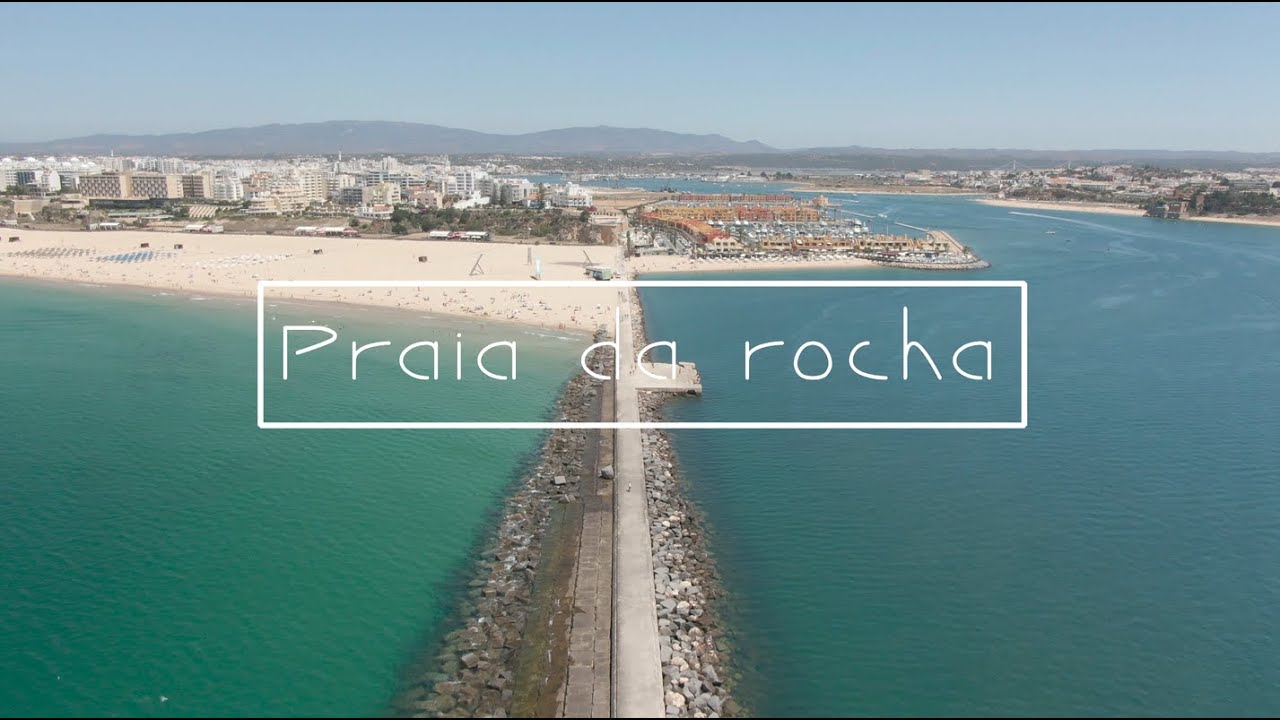Praia da Rocha -  Portimão - Algarve - Portugal by drone 4K