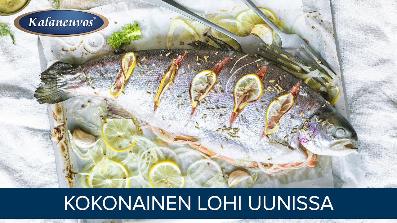 Kokonainen lohi resepti - Kalaneuvos