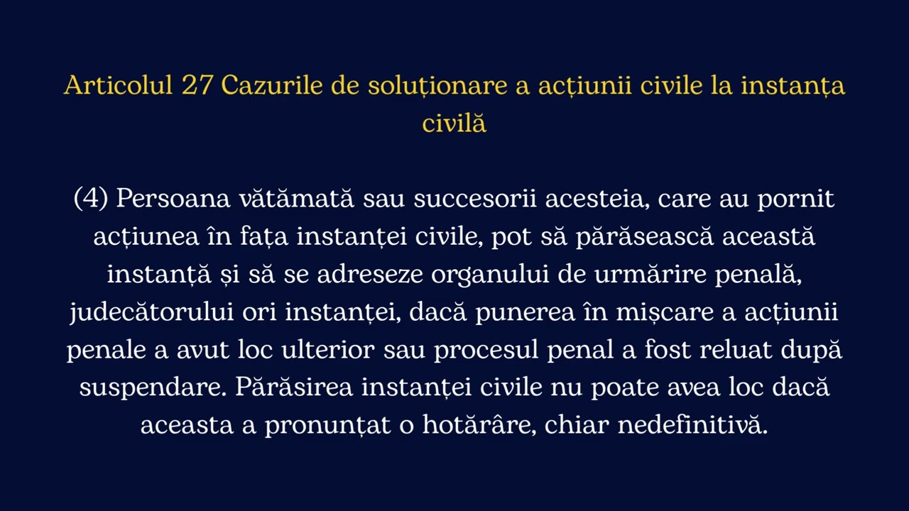 Lecția nr.3- Acțiunea civilă