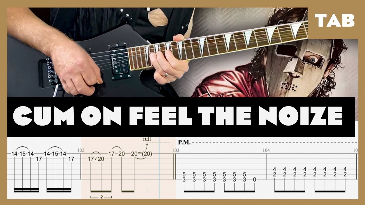 Quiet Riot (Slade) - Come on Feel the Noize - Guitar Tab | Lesson | Cover | Tutorial