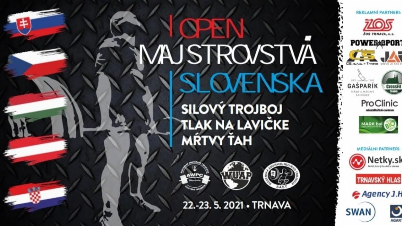 OPEN Majstrovstvá SLOVENSKA 2021- SILOVÝ TROJBOJ