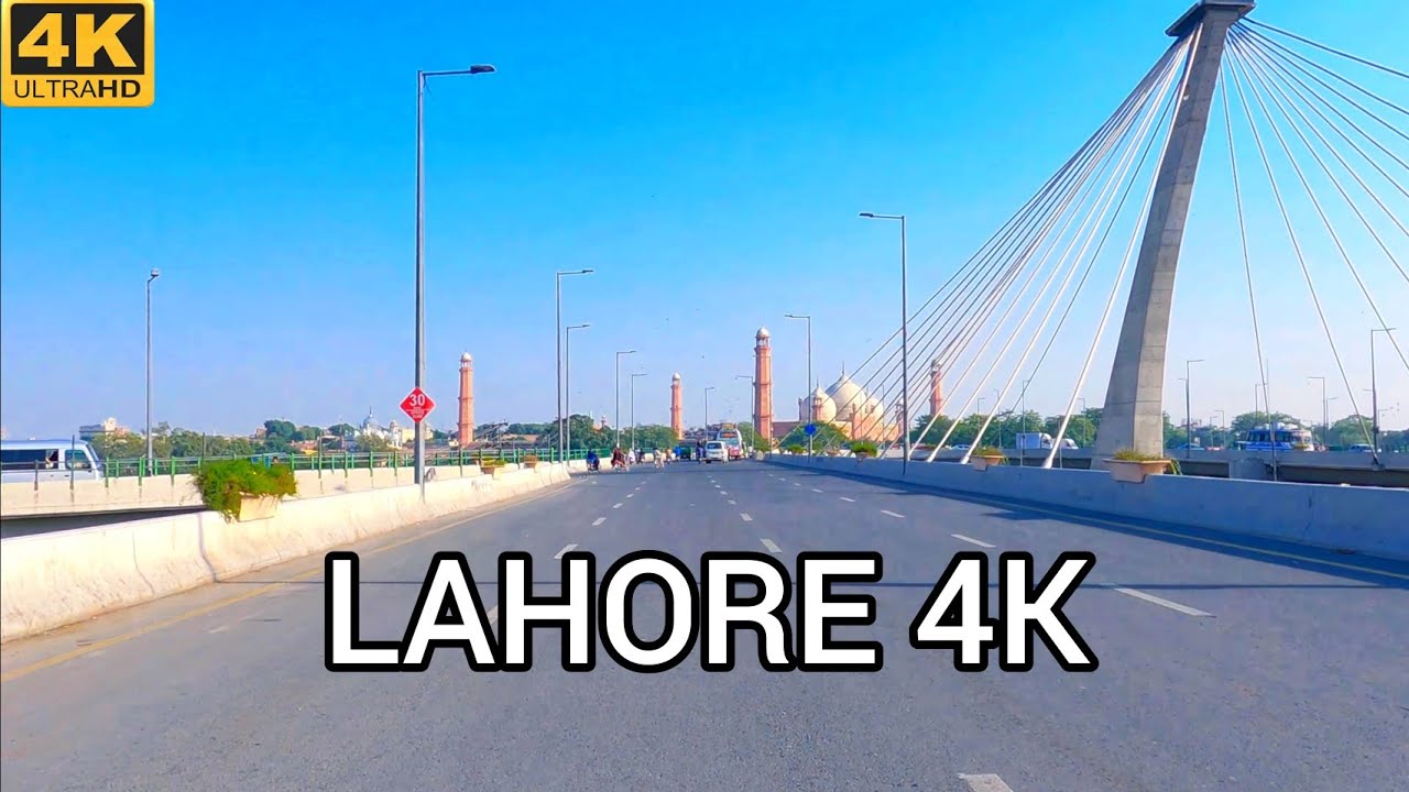 Lahore 4K Drive | Azadi Chowk to Mall Road | Pakistan 🇵🇰 #badshahimosque #gcuniversity