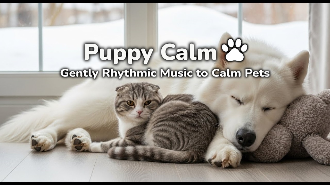 강아지와 고양이를 위한 안정 음악  포근한 겨울 휴식 Soft Winter Rest   Calming Music for Dogs & Cats   | Puppy Calm