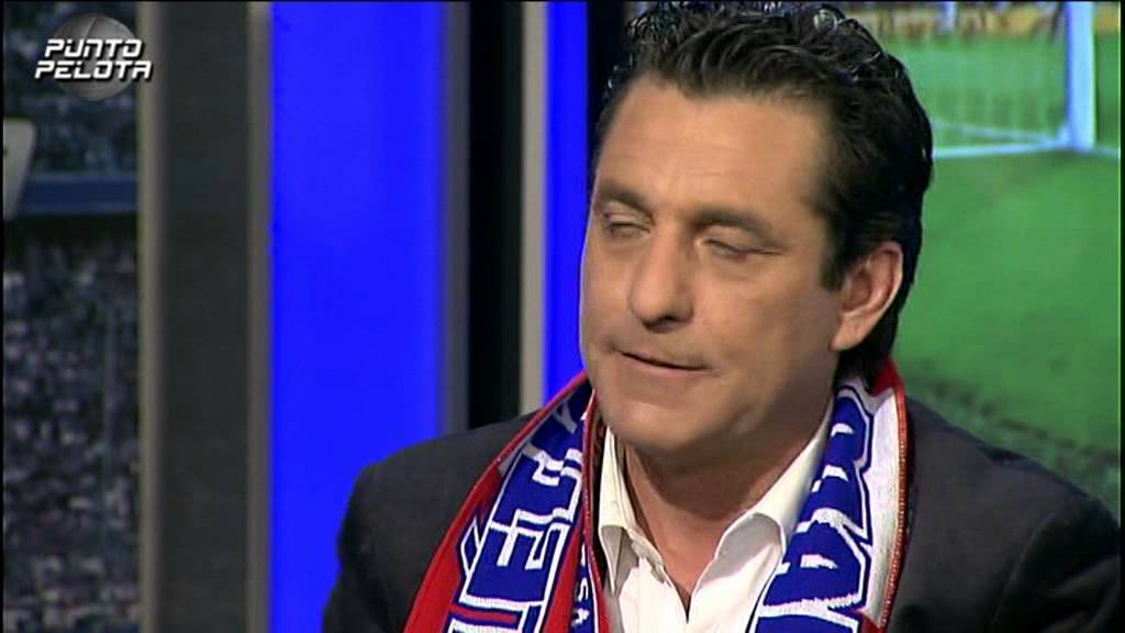 Paulo Futre, eufórico, visitó Punto Pelota tras la Final de Copa del Rey