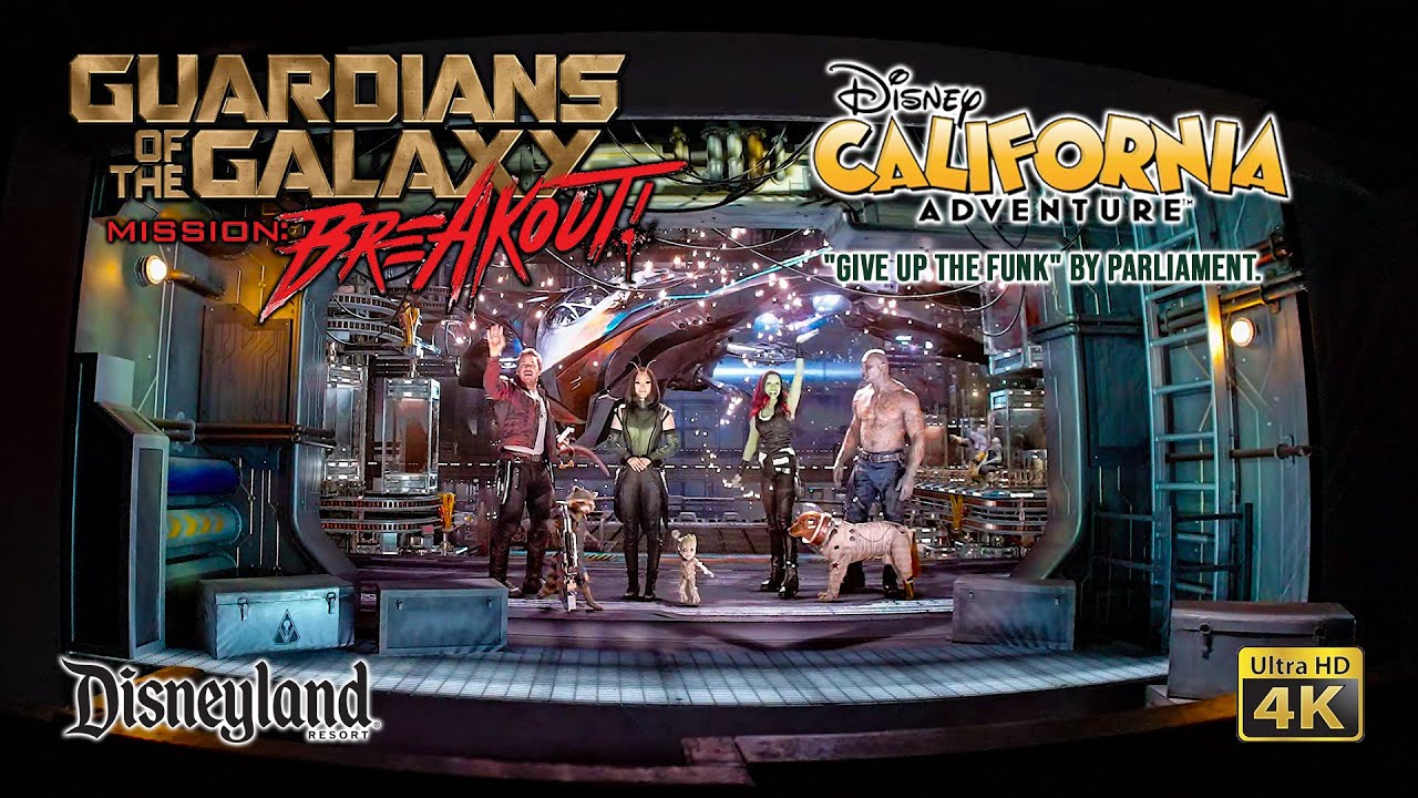 Guardians of the Galaxy Mission Breakout On Ride Low Light 4K POV DCA Disneyland Resort 2022 08 17