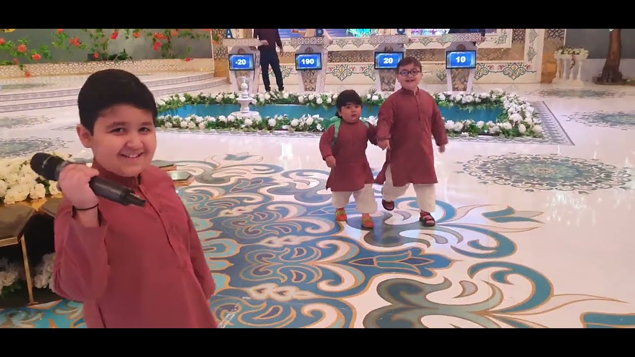 Interesting Off Camera Scene in Quiz Round~Umer shah Ahmad Shah Abubakar