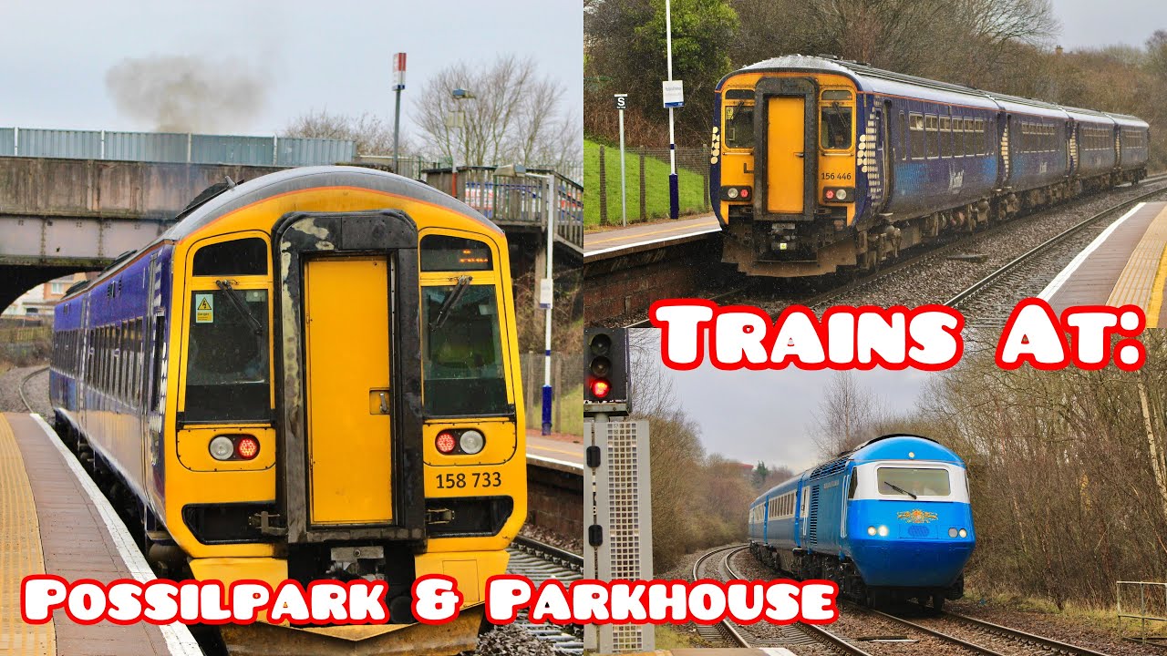 *LSL Class 43 HST* Trains At: Possilpark & Parkhouse (Maryhill Line) 18/3/23
