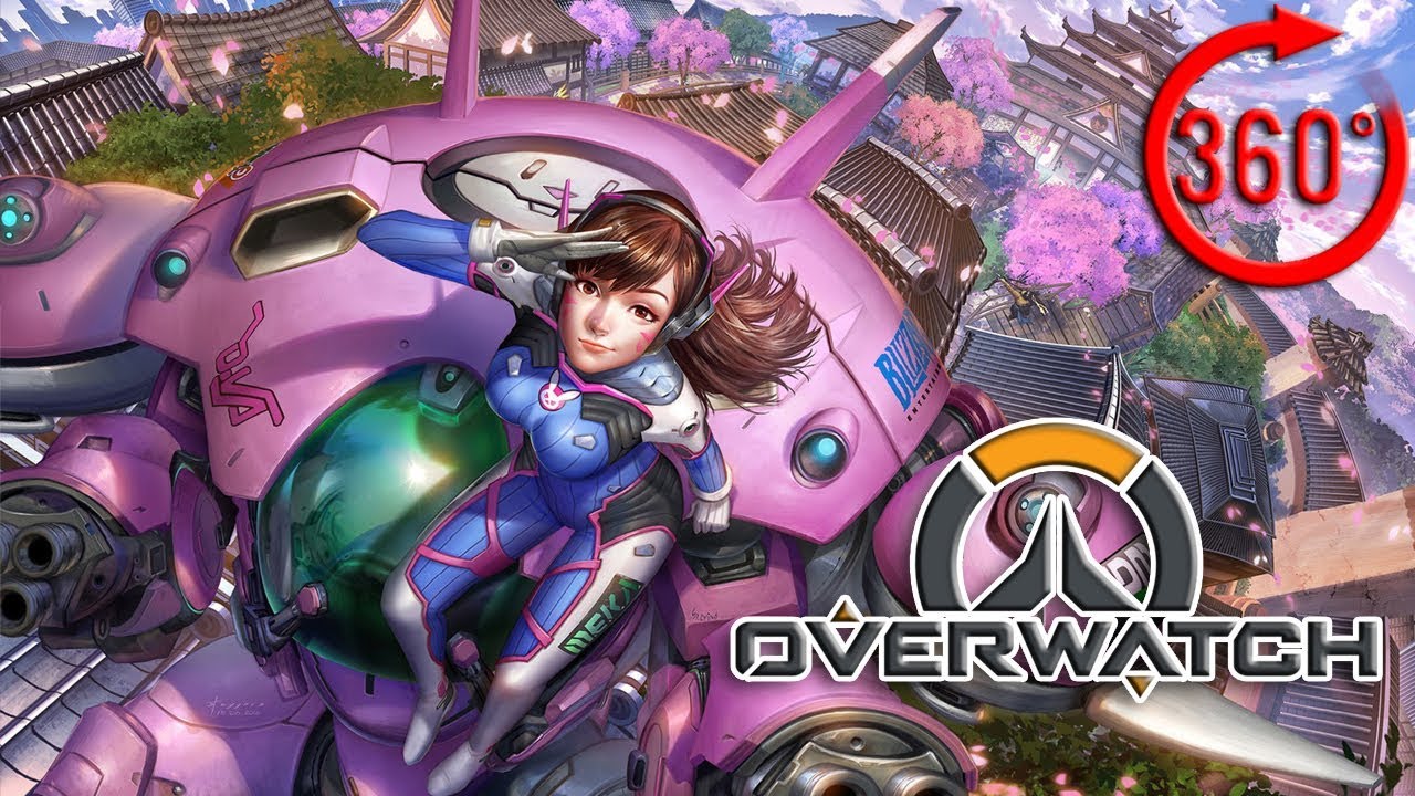 OVERWATCH All Locations 360&deg; VR Panoramic Overview. 360 VR Game Video for Android-iOS Youtube APP