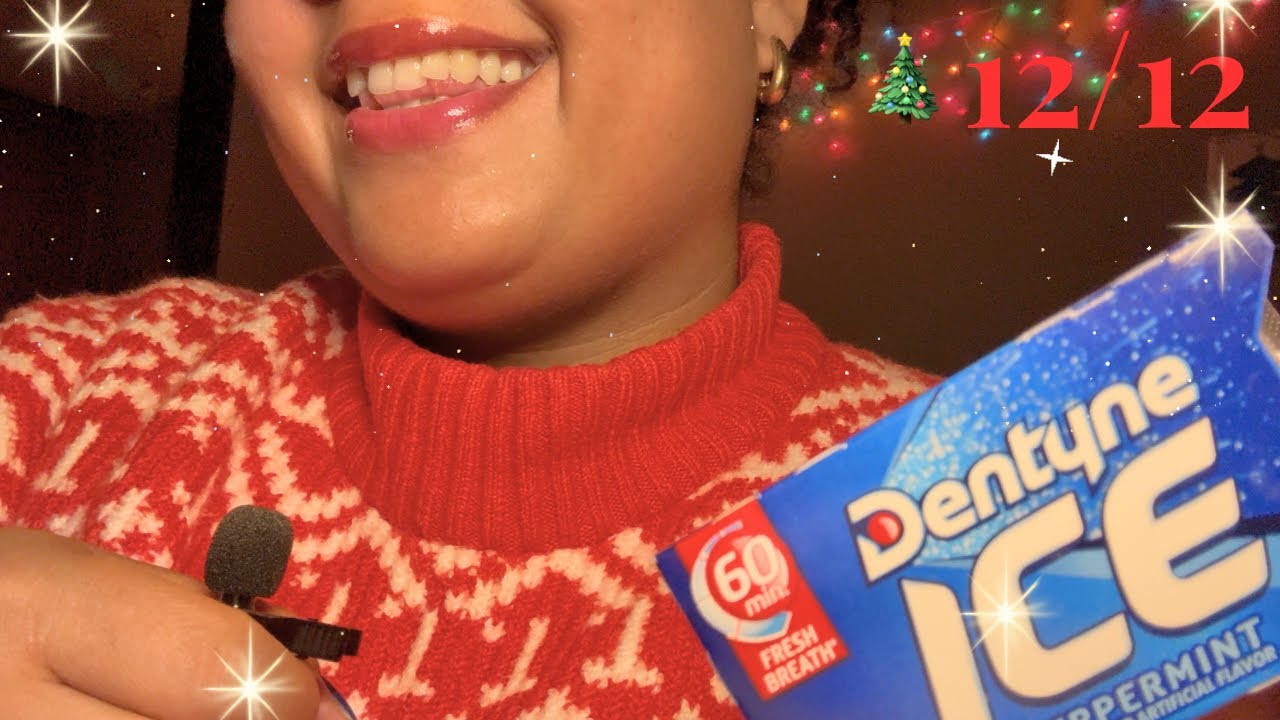 ASMR Navidad 🎄 Masticando Chicle para Hacerte Dormir Profundamente