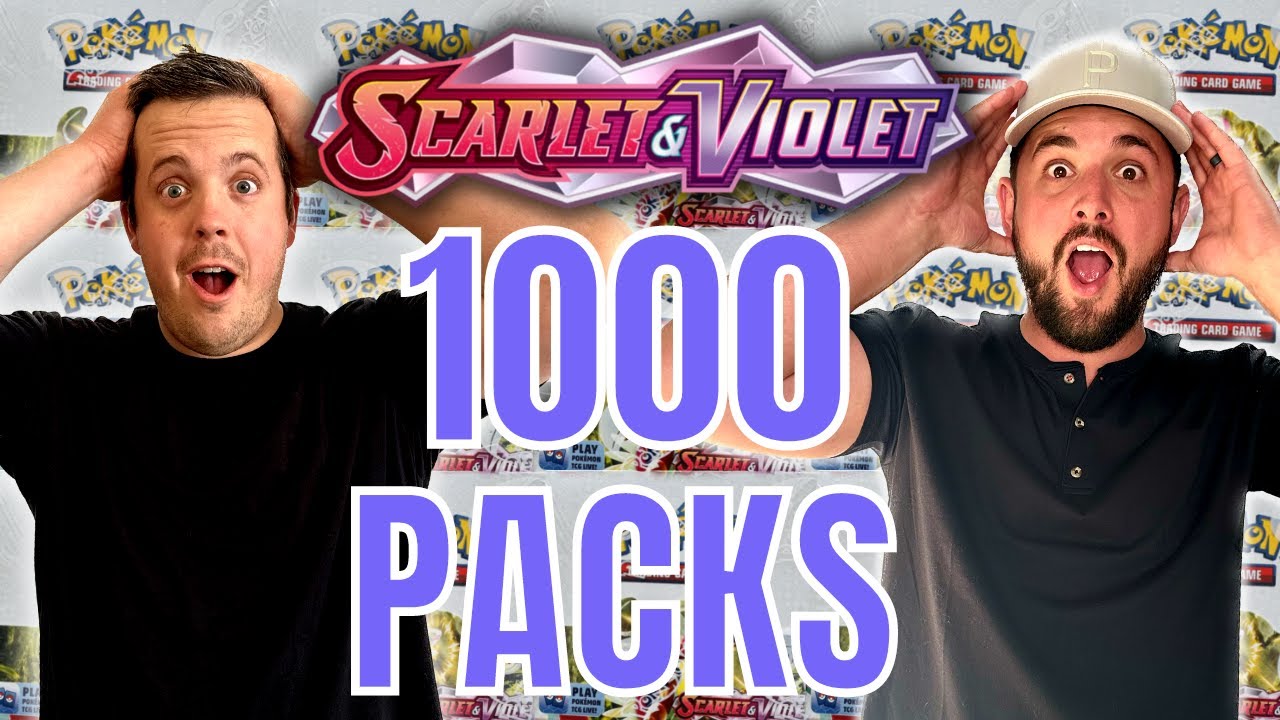 1000 Pack Scarlet & Violet Pack Opening!! WILD