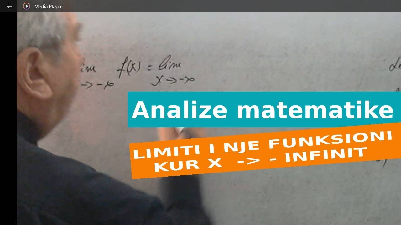 Analize matematike/ Limiti i nje funksionit kur x  tenton ne  -infinit