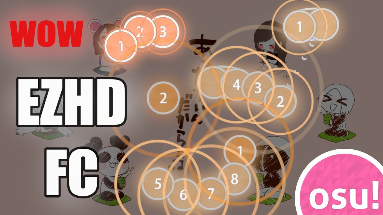 (osu!) EZHD FC on Attakain Dakara [Pati's Shiawase!]