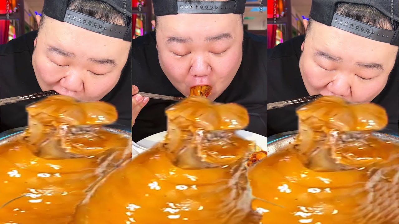 Острим в ресторане Chongqing Red Sichuan! Свинья, которая больше, чем лицо, локоть мягкая и клейкая
