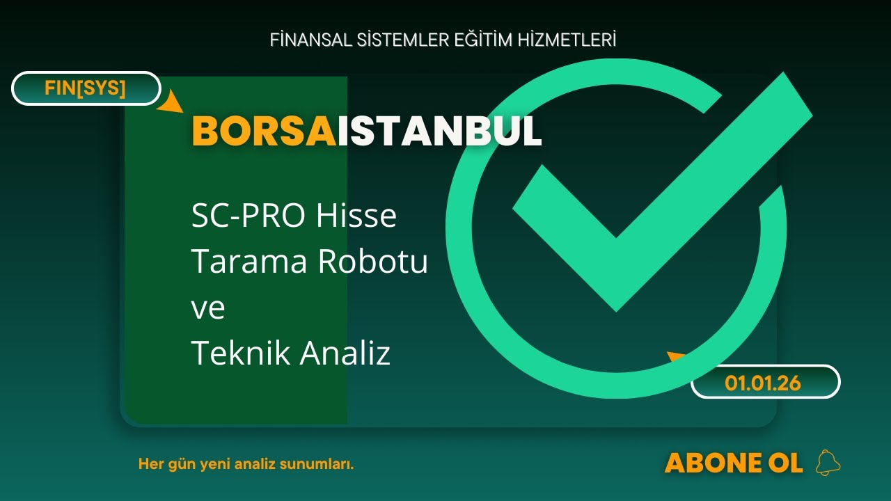 Sc Pro Borsa Hisse Senedi Tarama Uygulaması | Hisse Senedi Teknik Analizi