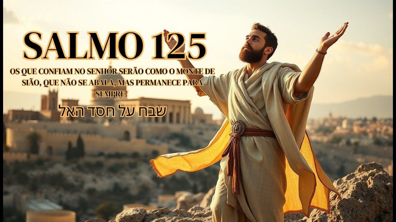 ✡️ Salmos de Sião do Rei Davi | Salmo 125 – Deus, nosso escudo e defensor