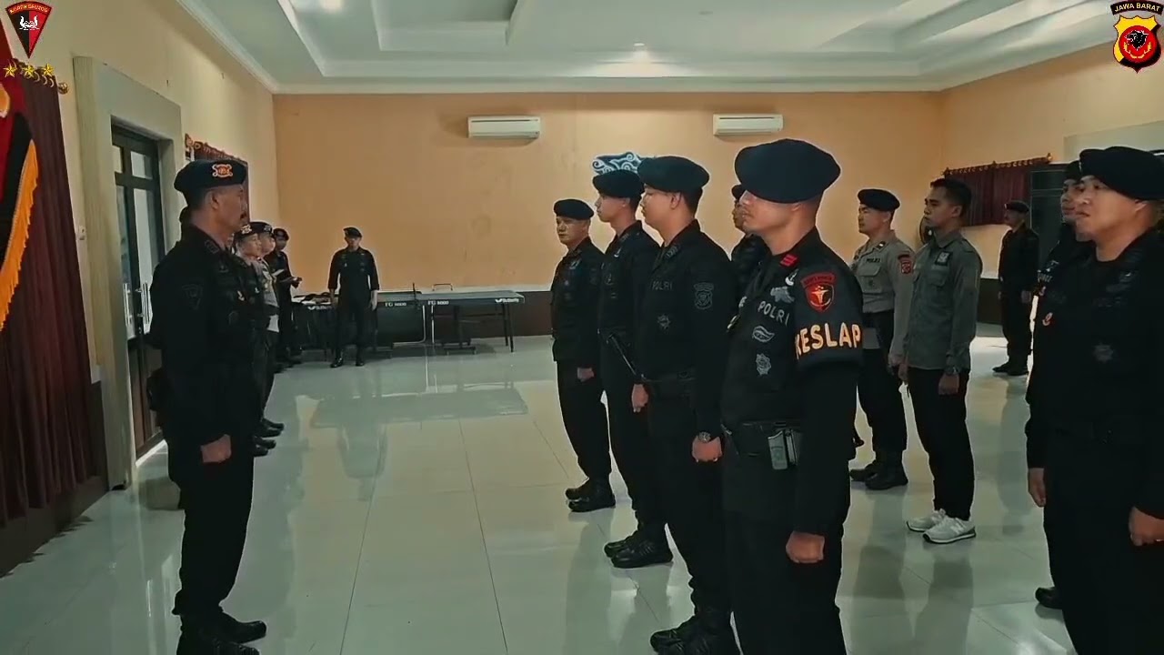 Kompi 1 Yon C Satbrimob Jabar Laksanakan Apel Pembinaan Tradisi