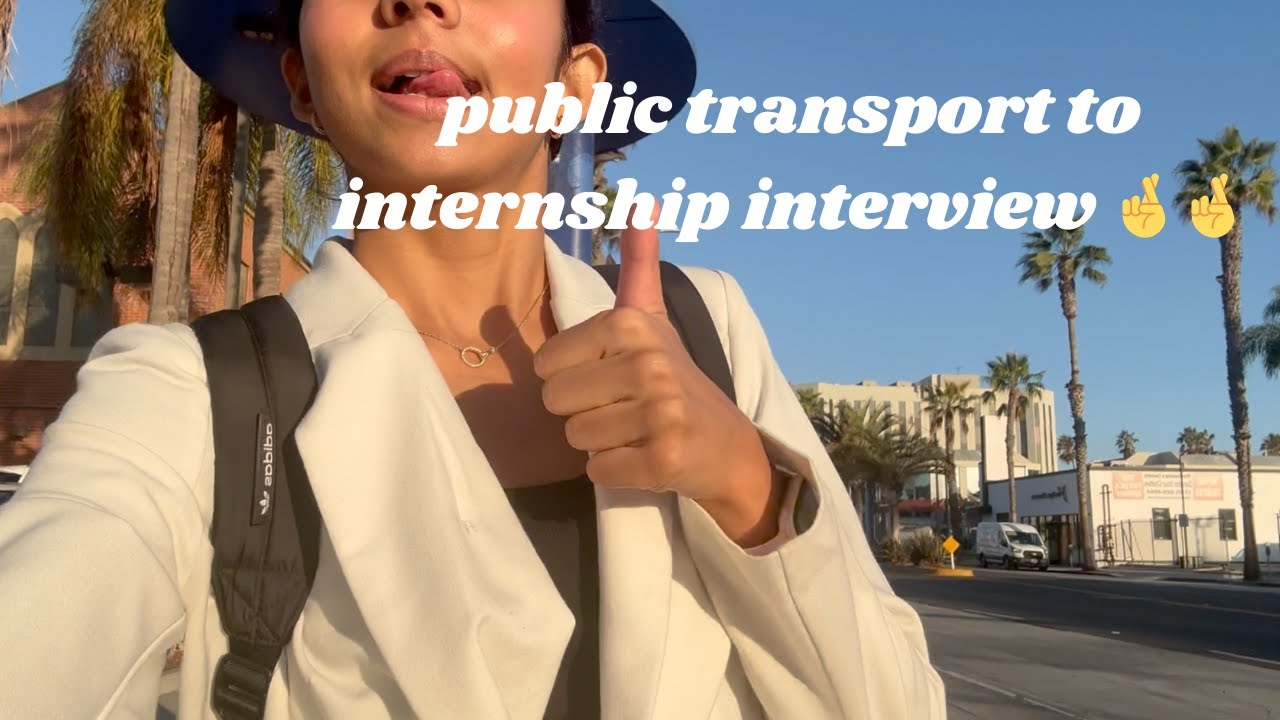 UCLA HOSPITAL INTERNSHIP INTERVIEW Vlog I First time on LA PUBLIC TRANSPORT, Formal Setting, & More