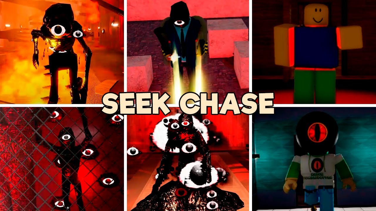 DOORS Seek Chase VS 39 Different Seek Chases | ROBLOX
