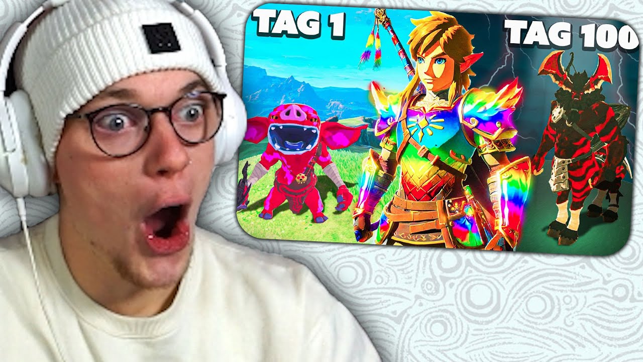 ER hat 100 TAGE in der TOTK Randomizer ÜBERLEBT!
