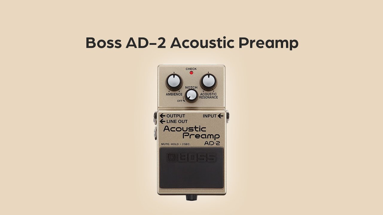BOSS AD-2 Acoustic Preamp