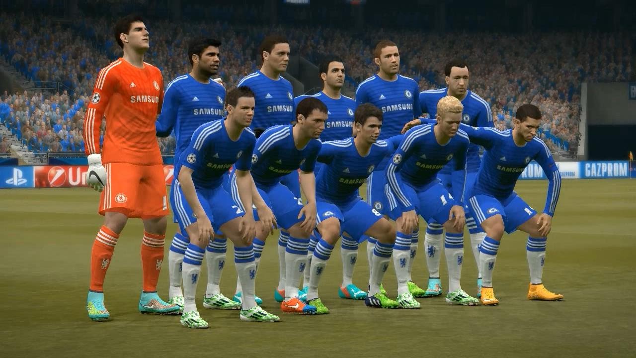 PES 2015 UEFA Champions League (Chelsea vs Paris Saint-Germain Gameplay)
