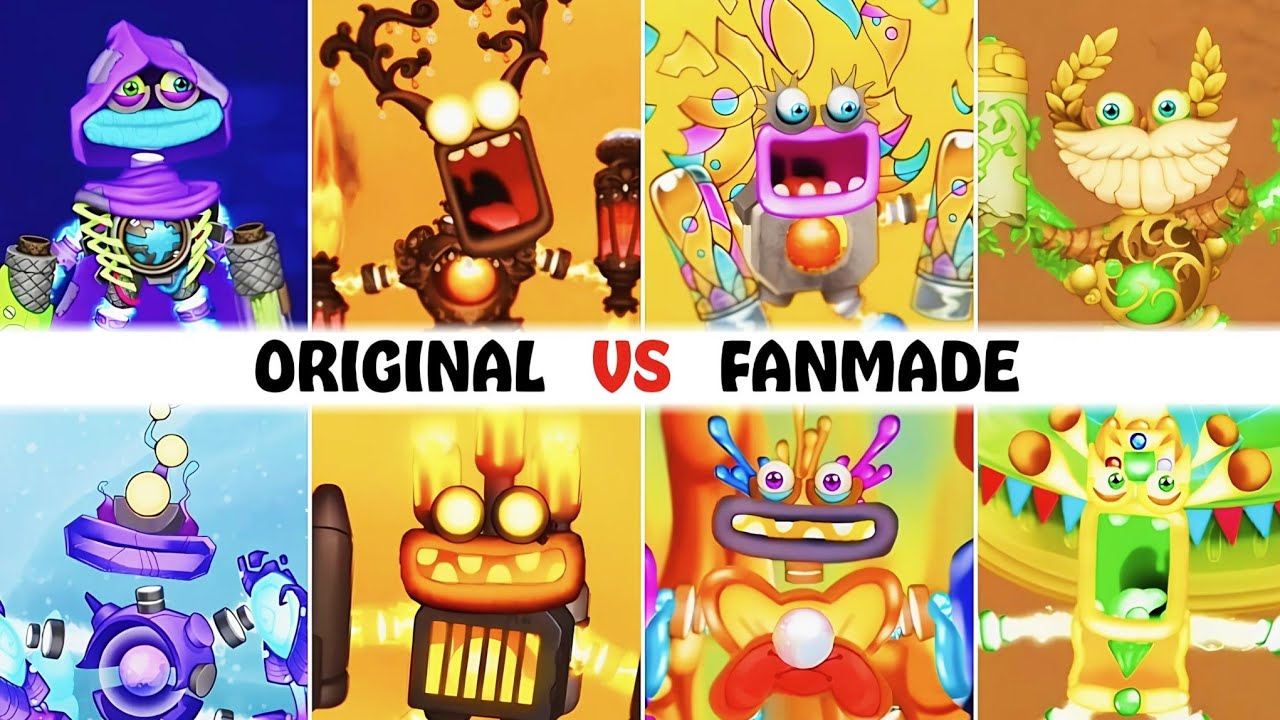 ALL Epic Wubbox Original VS Fanmade Comparisons! | My Singing Monsters || MSM Wub