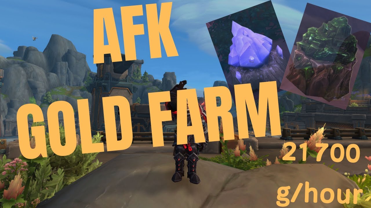 AFK Goldfarm World of Warcraft [prépatch Midnight] 22 000 gold / heure