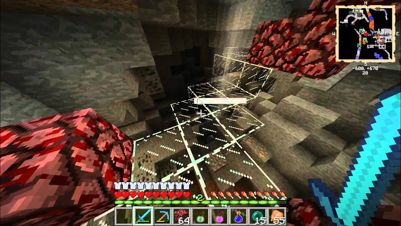 Minecraft - Silverfish mining