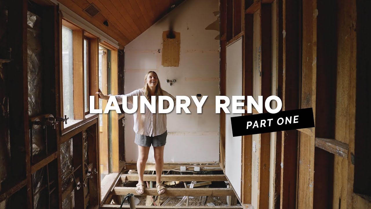 Our DIY Laundry Makeover Begins! Part 1 Demo & Planning
